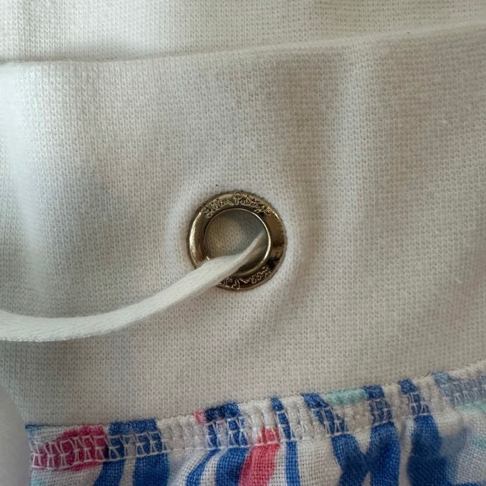 Lilly Pulitzer The Beach Pant XL Lagoon Linen Red Right Return Print Wide Leg - Picture 3 of 8